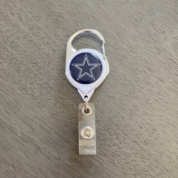 NFL Accessories - Dallas cowboys ID badge reel